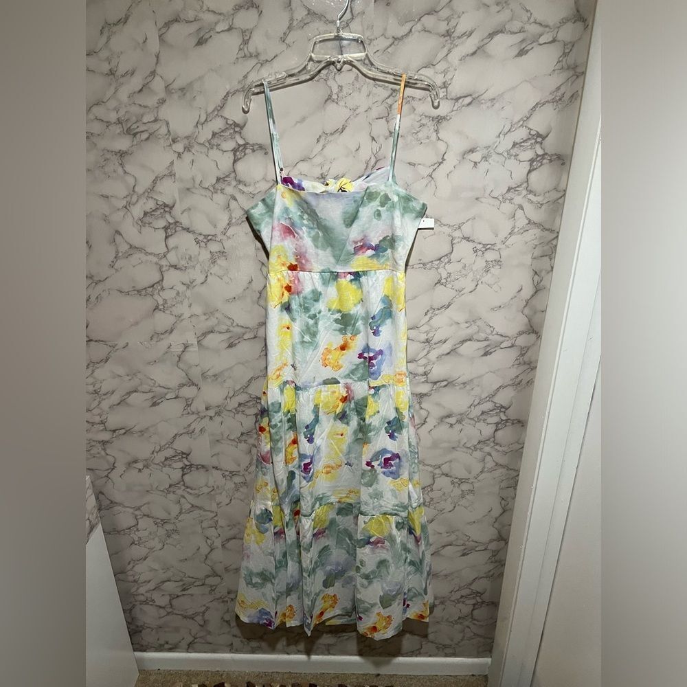 WildFox Back Cutout Midi Dress Size M